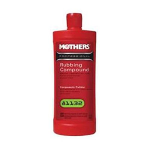 Mothers Wax & Polish Mothers Wax and Polish 81132 Rubbing Compound  Sand Scratches MTR-81132